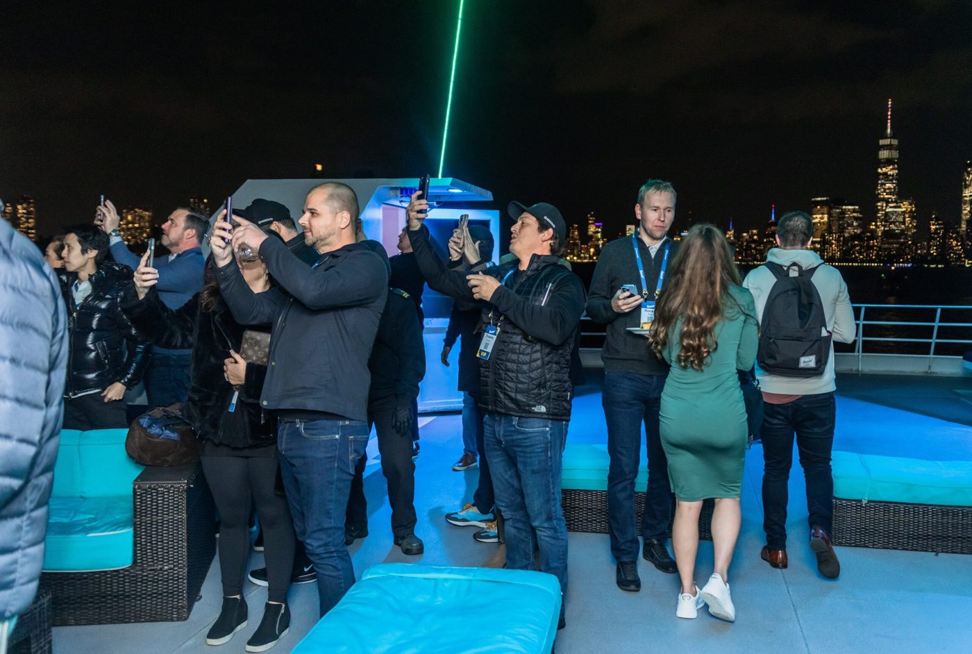Guests enjoying an Innovate evening event on the waterfront